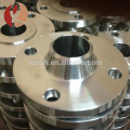 top quality polished surface welding neck titanium flange